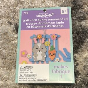 Creatology Kids Bunny Ornament Kit — Blue & Pink